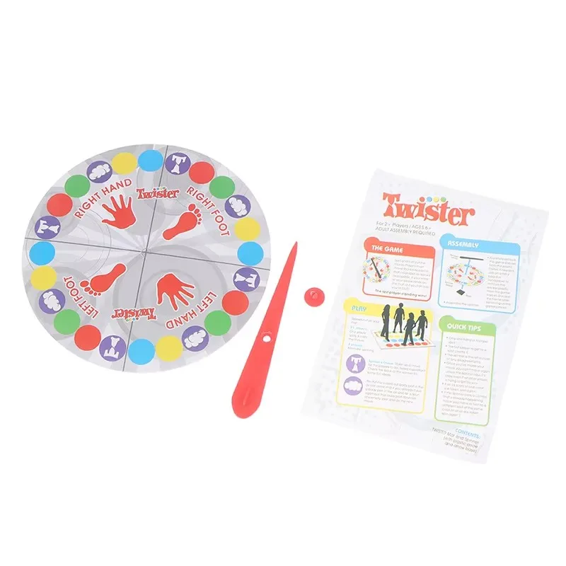 Parent Child Interactive Game Body Balance Blanket Classic Twister Party Children's Twisting Music Educational Sports Toys