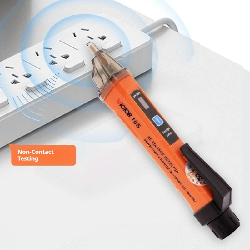 Victor Digital Voltage Tester Pen Non-Contact Voltage Detector Electrical Pen AC Voltage Tester Electrical Induction Circuit Pen