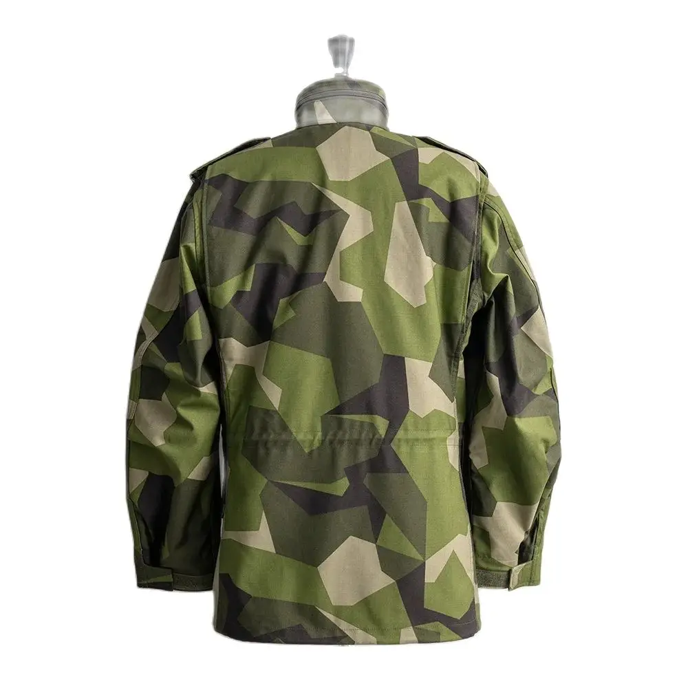 Zweedse Camouflage Anti Vlamvertragende Waterdichte M65 Jas