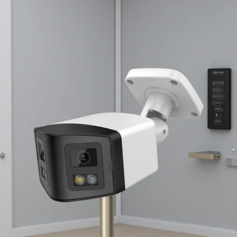 Hikvision Compatible 4K 8MP 170° Panoramic IP Camera  IR&ColorVu 2-way Audio Human Detection SD Card Slot Plug&Play HIK NVR APP