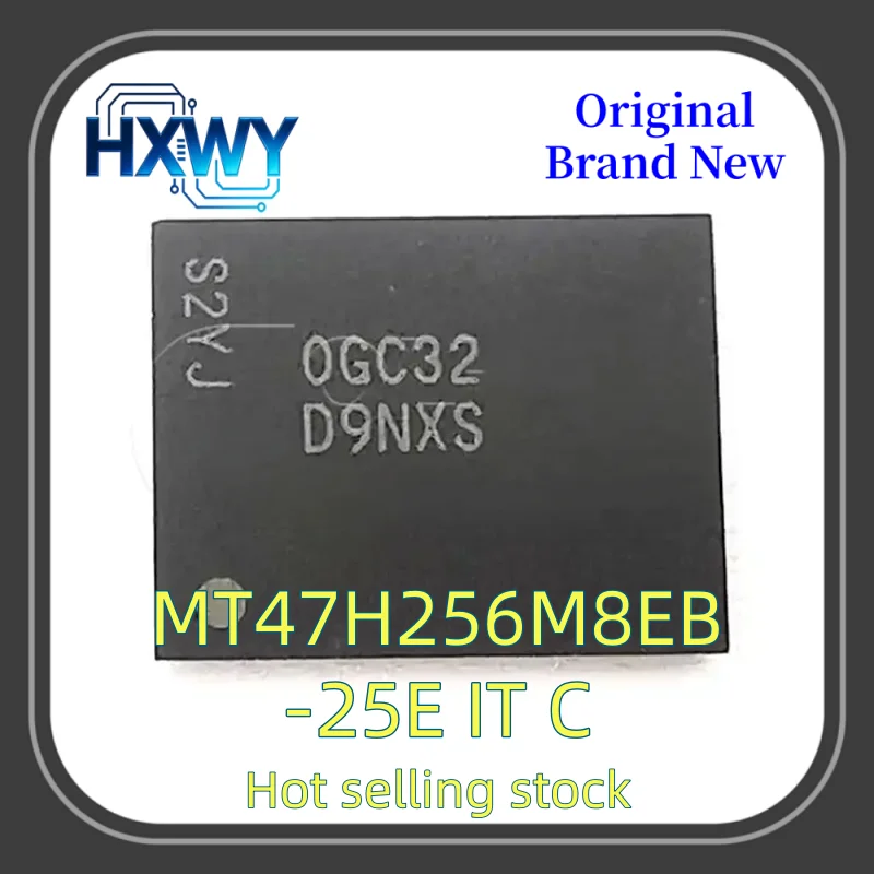 (2/10 Pieces) MT47H256M8EB-25E IT C MT47H256M8EB FBGA-60 DDR2 Memory Factory Wholesale Cheap IC Chip Fast Shipping