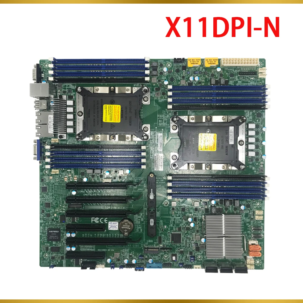 For Supermicro Server Motherboard Dual-channel LGA3647 X11DPI-N