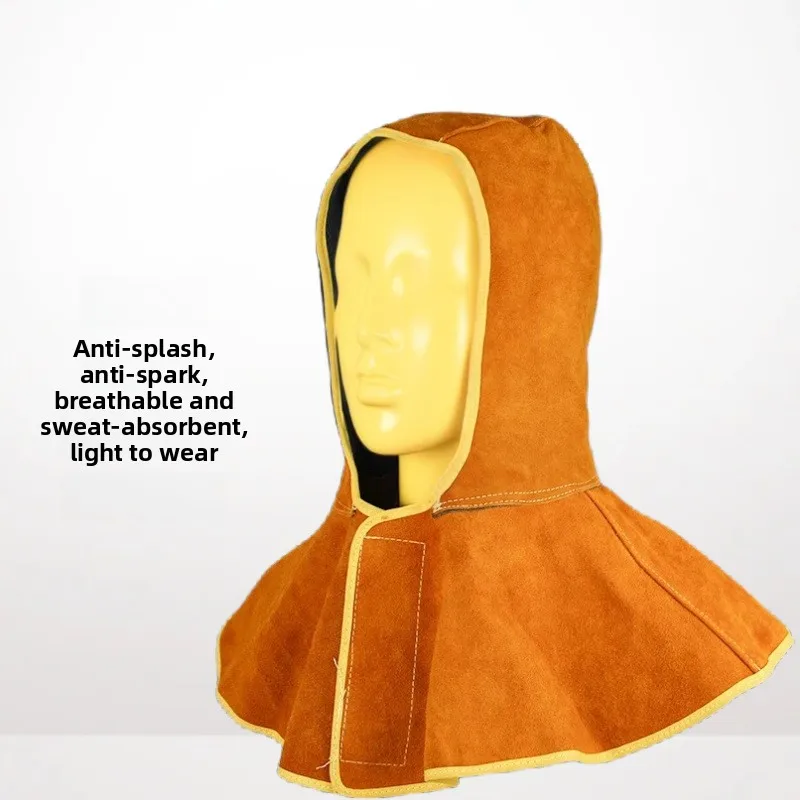 

Welding Helmet Full Protective Hood Washable Breathable Neck Cover Flame-Retardant Protective Welding Cap