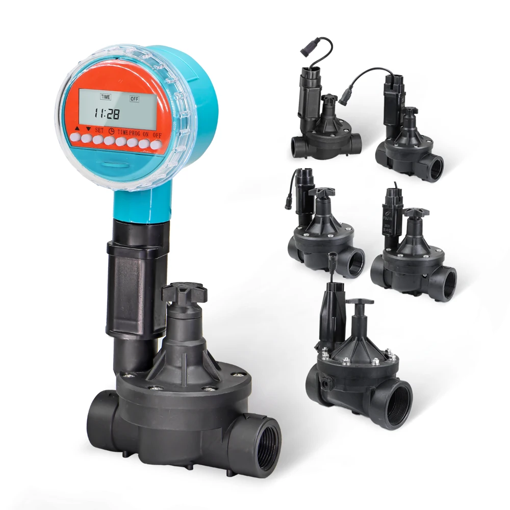 Minuterie d'électrovanne N375 avec contrôle du Signal d'impulsion, système d'irrigation intelligent étanche avec 8 programmes pour jardin et agricole