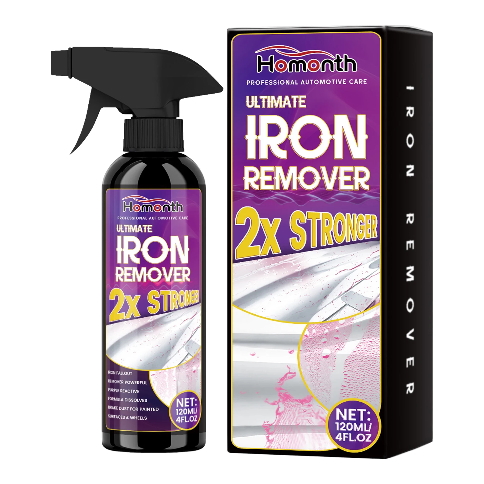 Heavy-Duty Metal Rust Remover Reusable Lubricant Spray Multi-Purpose Brake & Chain Degreaser Reducing Formula with Corrosion