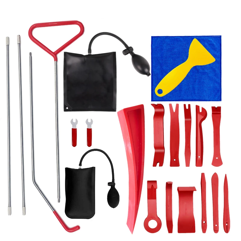 

Горячие ручные инструменты для ремонта дверей автомобиля, клиновой насос, слесарный утолщенный комплект, воздушная подушка, аварийная открытая разблокировка, набор инструментов для захвата с длинным zasięgu