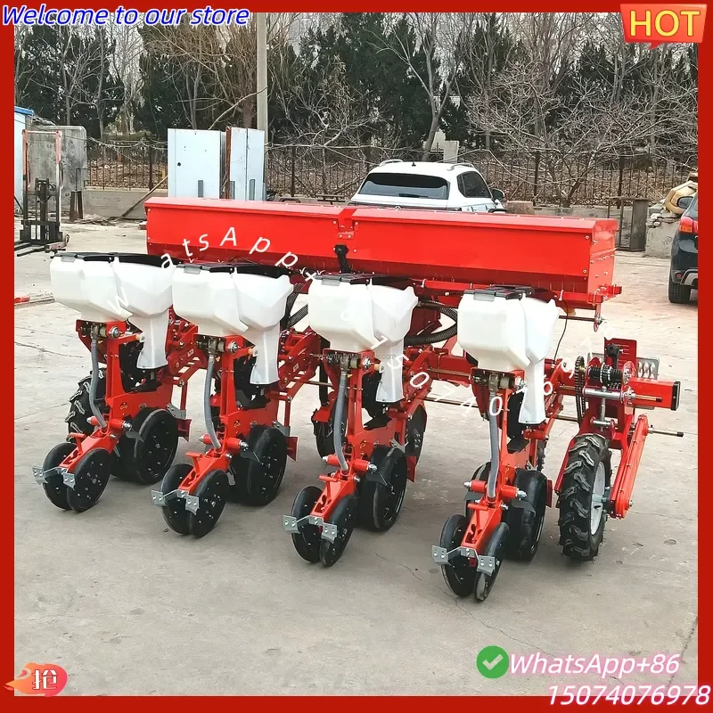 2026 Farm Planting Machine 4 Row Corn Air Suction Planting Machine 4 Row Pneumatic Air Suction Corn Planter Seeding Machine