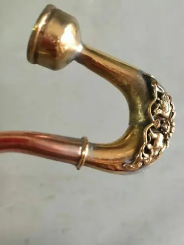 Exquisite Old Chinese brass copper handmade pipe Smoking tools