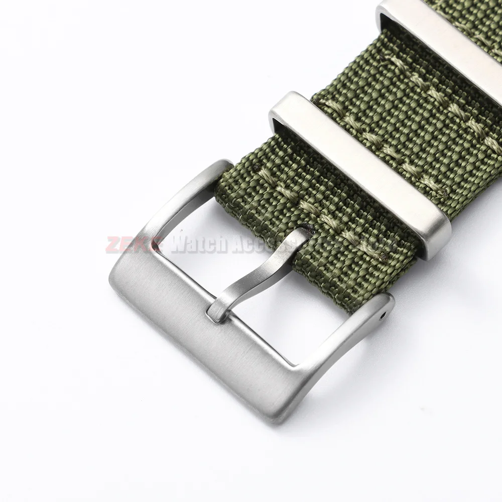 18mm 20mm 22mm Geripptes Nylon-Uhrenarmband Zweiteiliges Militär-Sport-Armband für Herren und Damen Ersatzband für Omega Armband-Zubehör – Detail 10