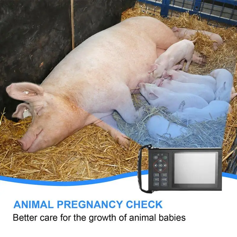 Veterinary Ultrasound Scanner Portable Pregnancy Testing For Cattle Cow Pig Sheep Horse Farm Animals Pet Ultrasound Machines