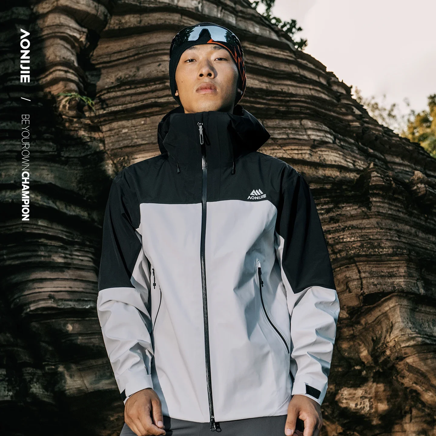 

Уличные куртки Aonijie, ветрозащитные и водонепроницаемые, модные, для кемпинга, рыбалки, спорта, универсальная повседневная куртка