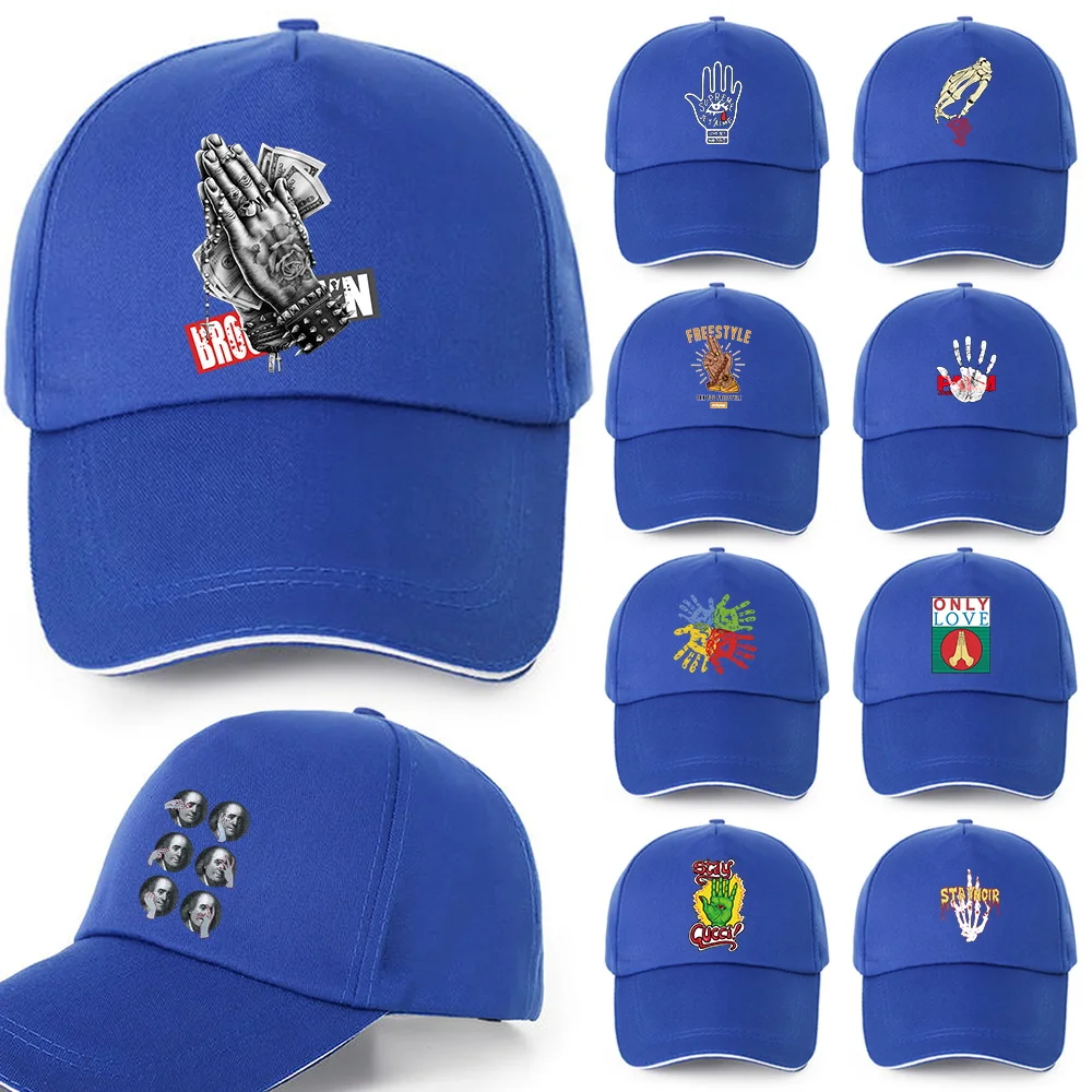 Fashion Joker Hip-hop Hat Hipster Must-have New Cotton Pointed Hat Leisure Summer Outdoor Sun Hat Hand Series Baseball Cap.