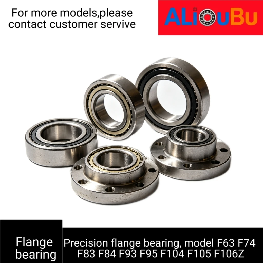 Precision Flange Bearing, Model F63 F74 F83 F84 F93 F95 F104 F105 F106Z. 1/2/5/ Pack Options