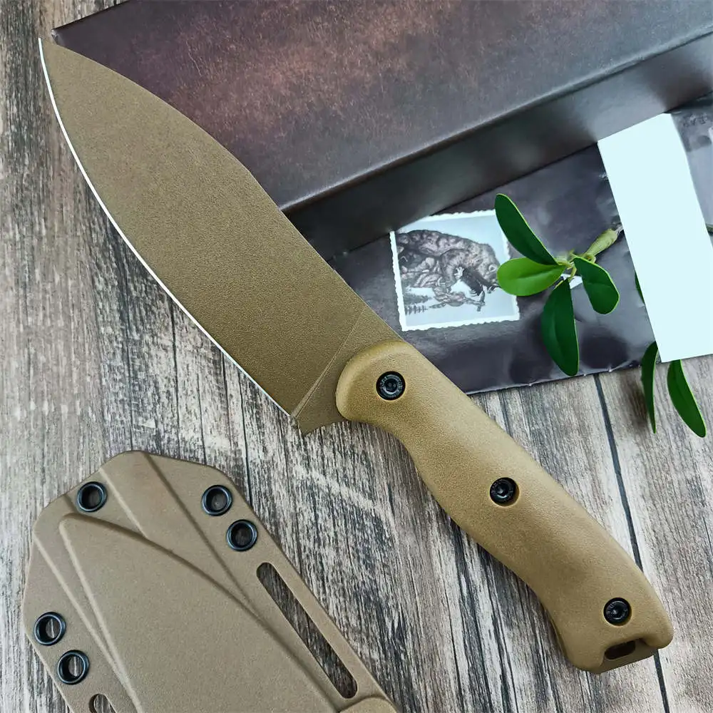 BK19 Fixed Blade Knife D2 Blade Nylon Wave Fiber Handle With Nylon Fiber Sheath Military Tactical Self Defense Multitool Knives