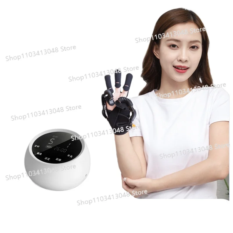 

Medium Robot Gloves Middle-aged and Elderly Pneumatic Hand Function Hand Exercise Equipment Finger Automatic Grasp Household