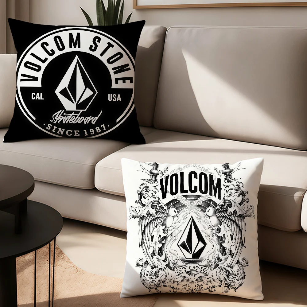 Fashion V-Volcom cushion cover Anti-dustmite Sofa Cushion Decorative Office Cover Lounge Area Indoor & Outdoor Use