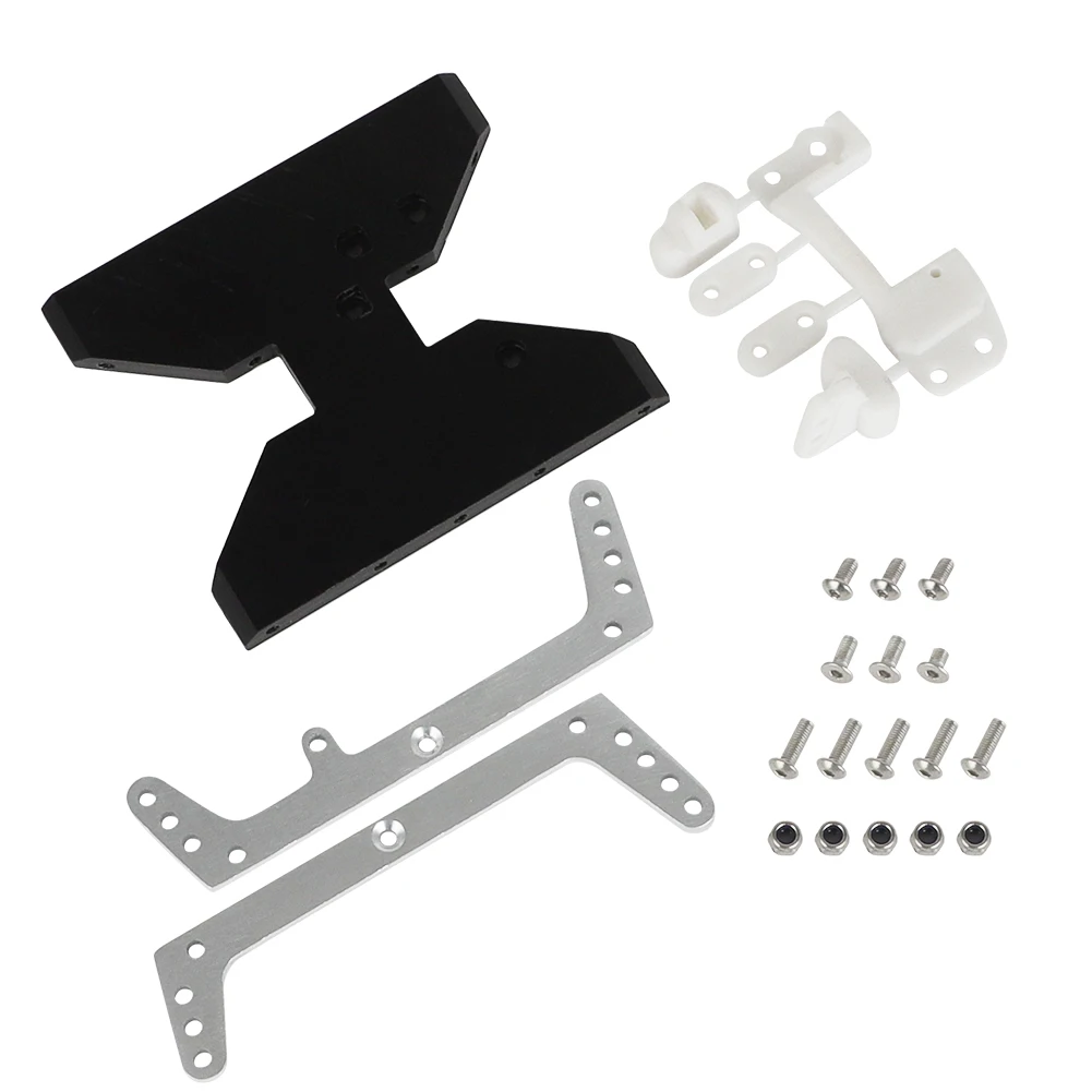 Upgrade For Axial Capra Skid Plate Kit Aluminum Link Riser Plates 1/4