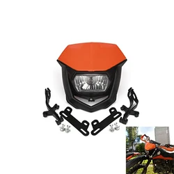 Motorcycle Headlight Headlamp Supermoto Fairing For CRF YZ DRZ KX KLX XR RMZ RMX 85 125 250 400 450 Enduro Motorcycle Dirt Bike