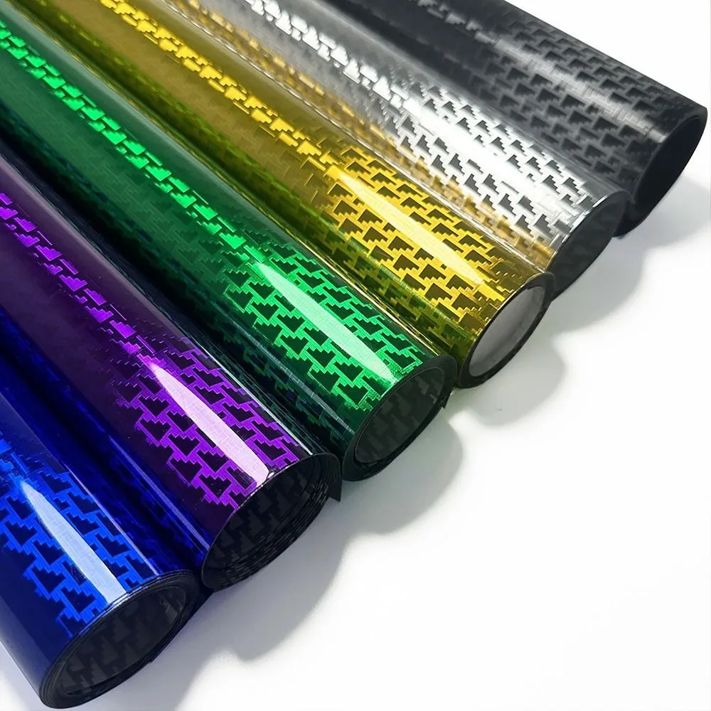 

30CM*100CM Carbon Fiber Vinyl Film High Gloss 3D Effect Wrap Foil Sticker Forged Carbon Fiber Car Interior Sticker
