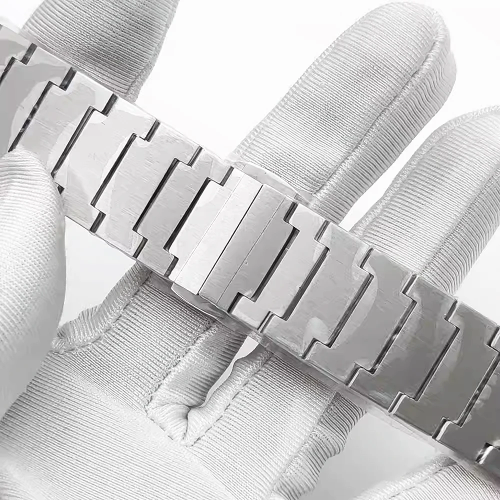 Boîtier en acier inoxydable modifié argent 40mm + verre saphir pour mouvement NH35/36 4R, fond Transparent