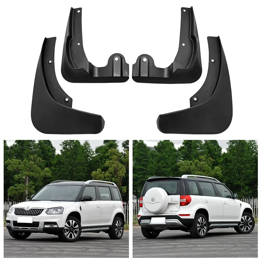 Mudflaps Fender for Skoda Yeti 2016-2017 Mud Flaps Splash Guards Front Rear Wheels Fender Car Accessories 4Pcs