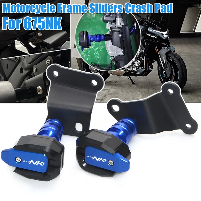 

For 675NK 675 NK Motorcycle Anti-drop Ball Modification - Racing Bumper Modification High-strength Aluminum Accessories