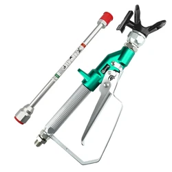 Airless Paint Spray Gun, Inline Celling Spray Gun 3600PSI with 517 Tip and 10 inch Extension Pole