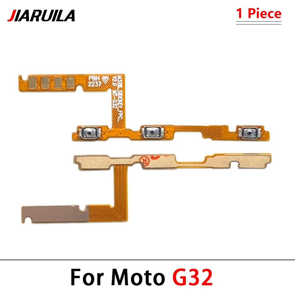 Power on off Volume Key Button Flex Cable For Motorola Moto G10 G20 G30 G100 G200 G50 G60 G60s G31 G51 G71 G22 G32 G52 G62 5G