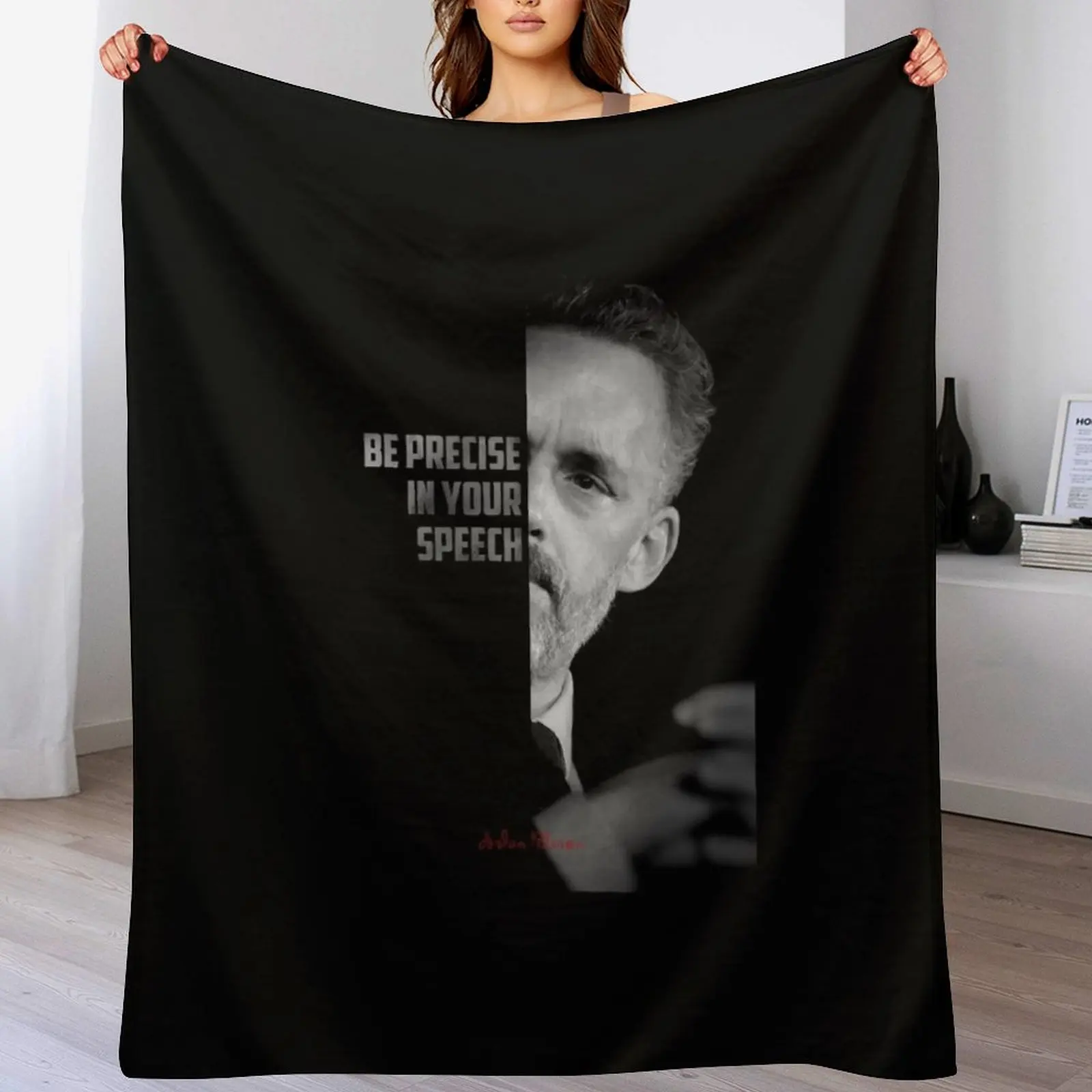 

Jordan B Peterson - Rule 10 Throw Blanket for sofa Blankets For Baby Blankets