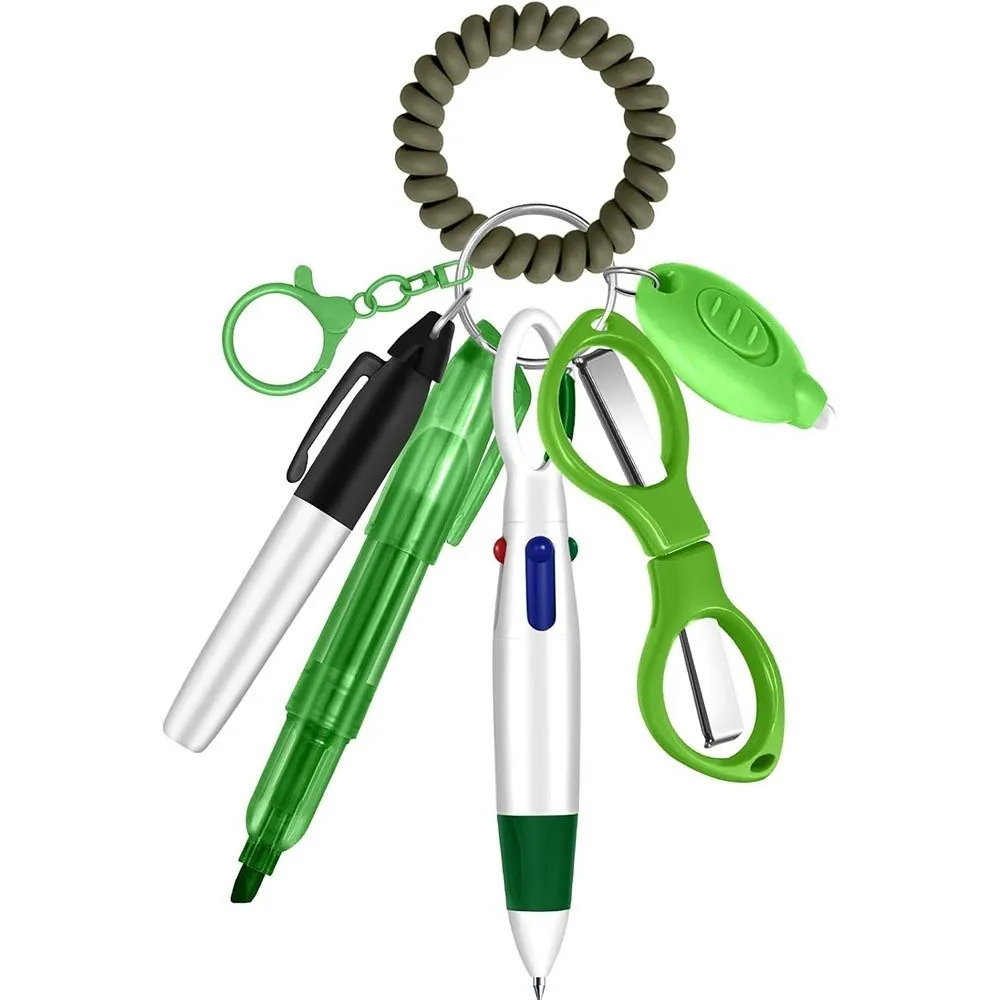 جديد المحمولة ممرضة القلم حزمة سلسلة مفاتيح قصيرة قابل للسحب ممرضة شارة مجموعة دائم ID شارة بكرات ممرضة شارة كليب ملحق هدية #4