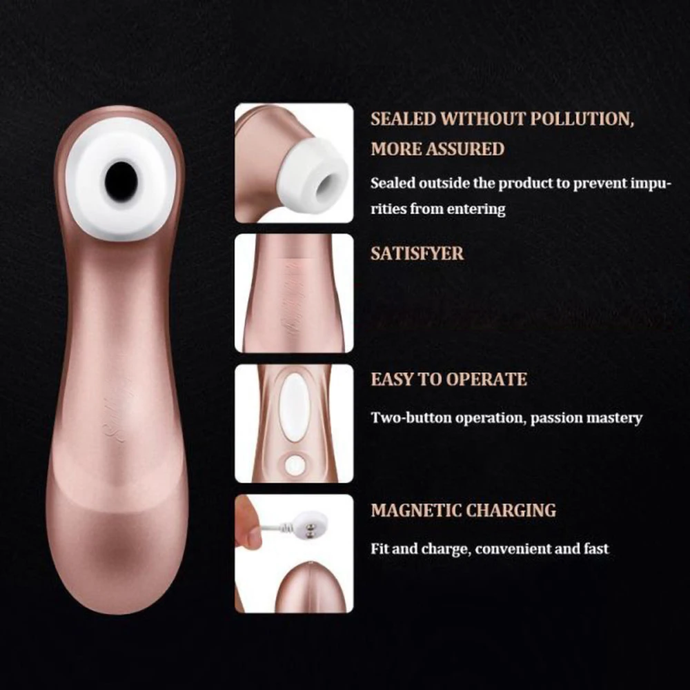Pro 2 شفط وتحفيز البظر هزاز لعبة الجنس الكبار للنساء أدوات العافية الإناث Sextoy