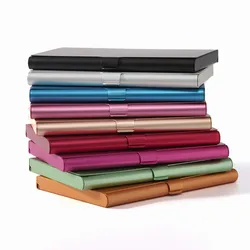 Creative Holder Aluminum Alloy Business Card Case Metal Box Cover Credit Id Wallet Business Card Color Holder Case Multy Color