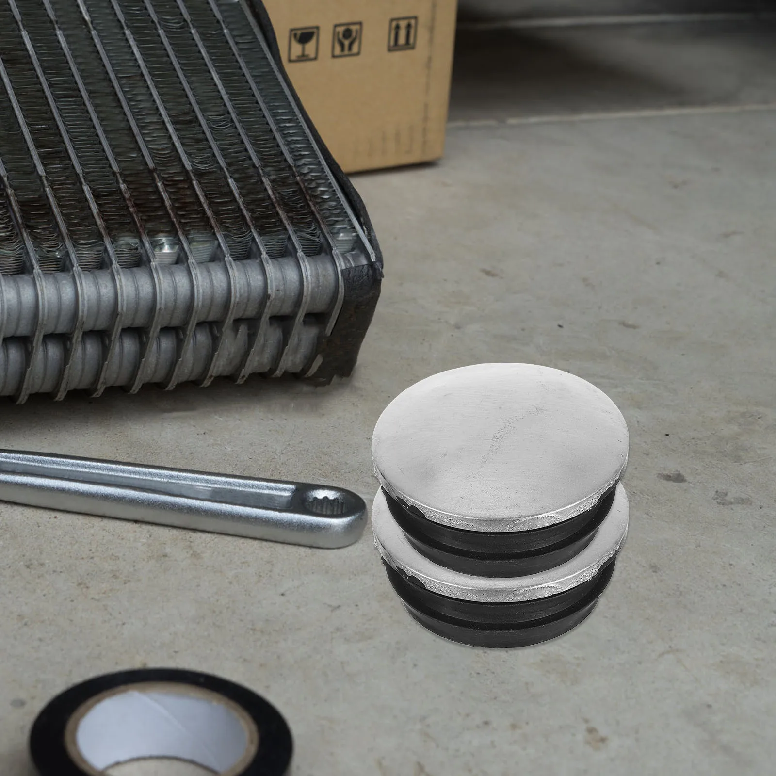 

6pcs Highway Column Cap Fence Fittings External Post Caps Rubber Guardrail Durable Plastic Longlasting Versatile