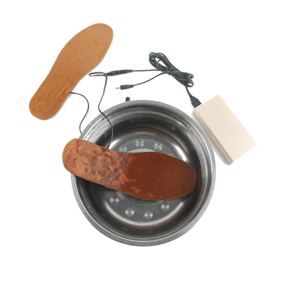 

Heated Insoles Women USB Shoe Inserts Free Size Winter Warm Pads Washable Even Heat 40C 45C Low Care Tools