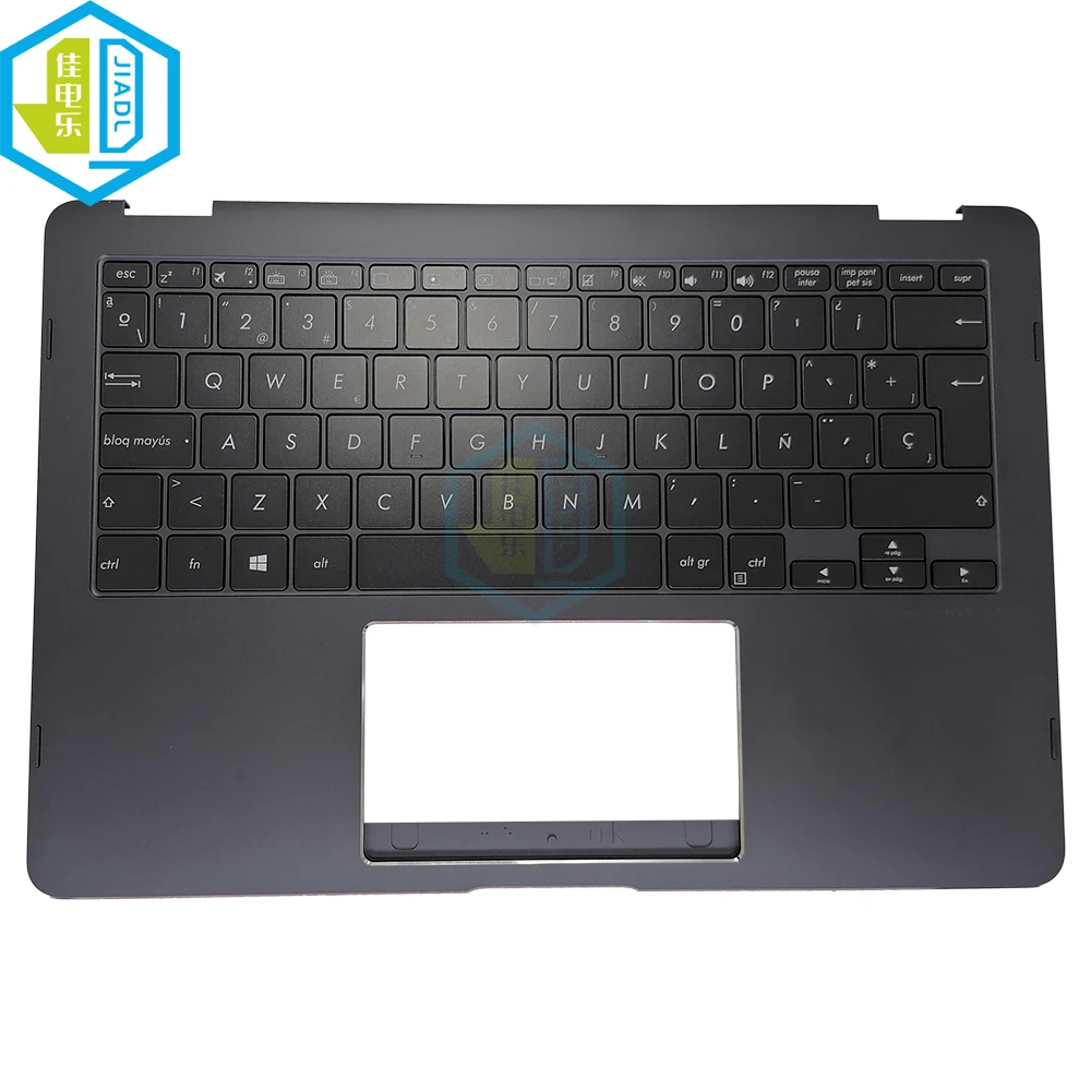 

Backlight Latin Spanish Keyboard Topcase Palmrest For ASUS ZenBook Flip S UX370UAF UX370 UX370UA 90NB0EN2-R3171 Laptop Teclado