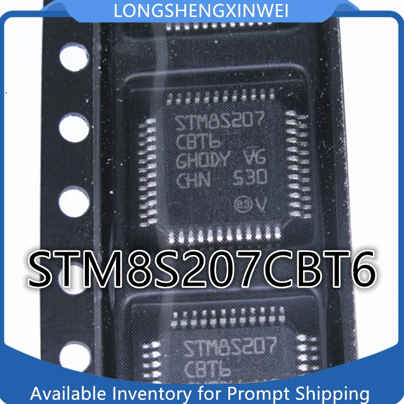 1PCS STM8S207CBT6 8S207CBT6 8-bit New MCU Single-chip Microprocessor Encapsulates LQFP-48 Original