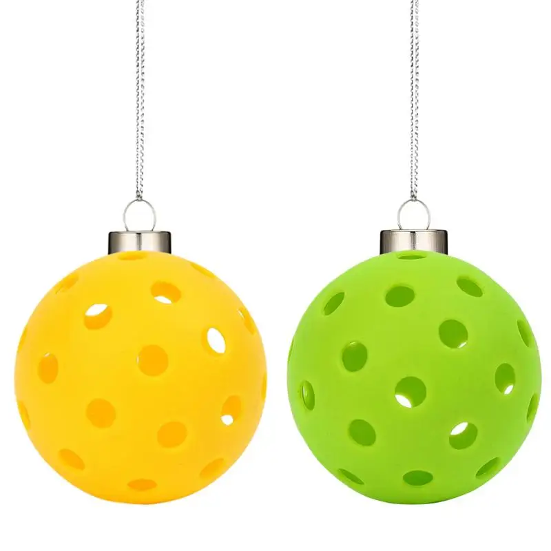 Pickle Ball Ornament Backpack Pendant Parties Favors Sports Keyring Pickleball Ornament Accessories Versatile Sports Charm