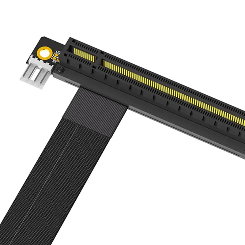 Ingenious-3X M.2 NGFF Key M To PCI-E 16X Graphics Card Riser Adapter Card,Nvme To PCI-Express 16X Extension Cable(Right Directio