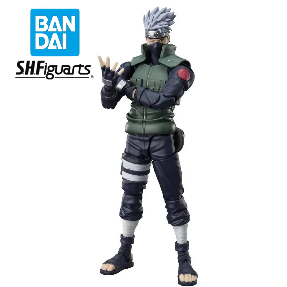 

Bandai Original SHFiguarts Hatake Kakashi 16CM Action Figure Naruto Anime Ornaments Collectible Model Dolls Toy For Gift