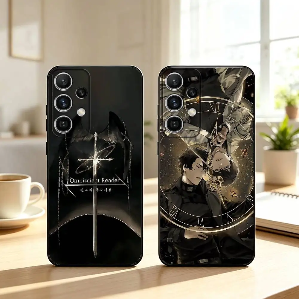 Manwa O-Omniscient ORV Phone Case For Samsung S25,S24,S21,S22,S23,S30,Ultra,S20,Plus,Fe,Note,10,9,5G Black Cover