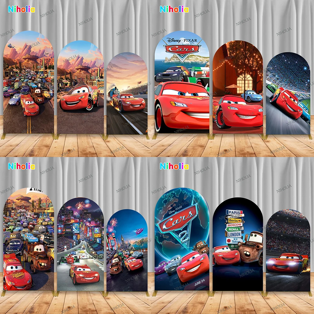 

Автомобили фильм арка фон для мальчиков день рождения украшения фотография фон стены детский душ реквизит для фото на молнии