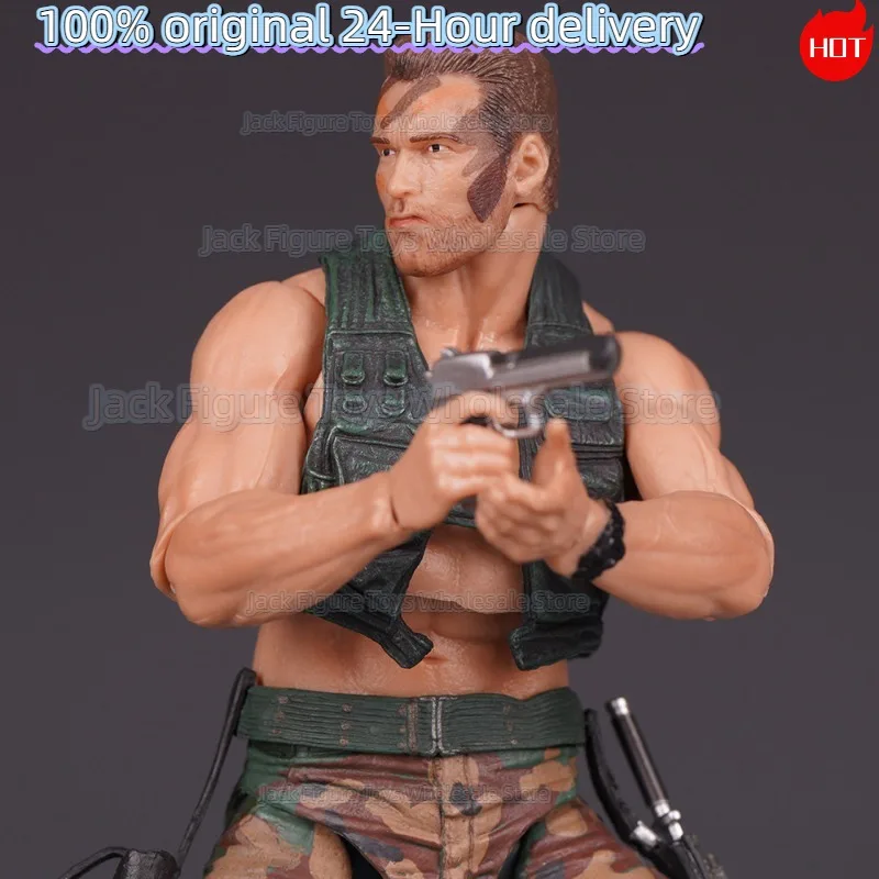 Auf Lager NECA Predator 30. Jubiläum Jungle Encounter Dutch Extraction Patrol Dutch Disguise Dutch Ko Actionfiguren