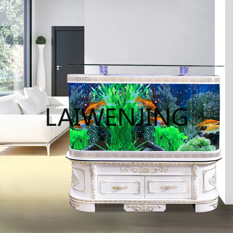 

Fish tank living room household floor lazy water-free large landscaping ecological aquarium