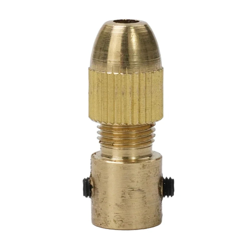 7pcs Chucks Adapter Mini Drill 2.35/3.17/4.05/5.05mm Brass Collet For Hand Drills Motor Shaft Replacement Power Tools Accessory