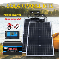 4000W Inverter/1000W Solar Panel/10A-100A Controller/12V/110V/220V Power Supply/Camping Equipment/Automotive Battery Equipment