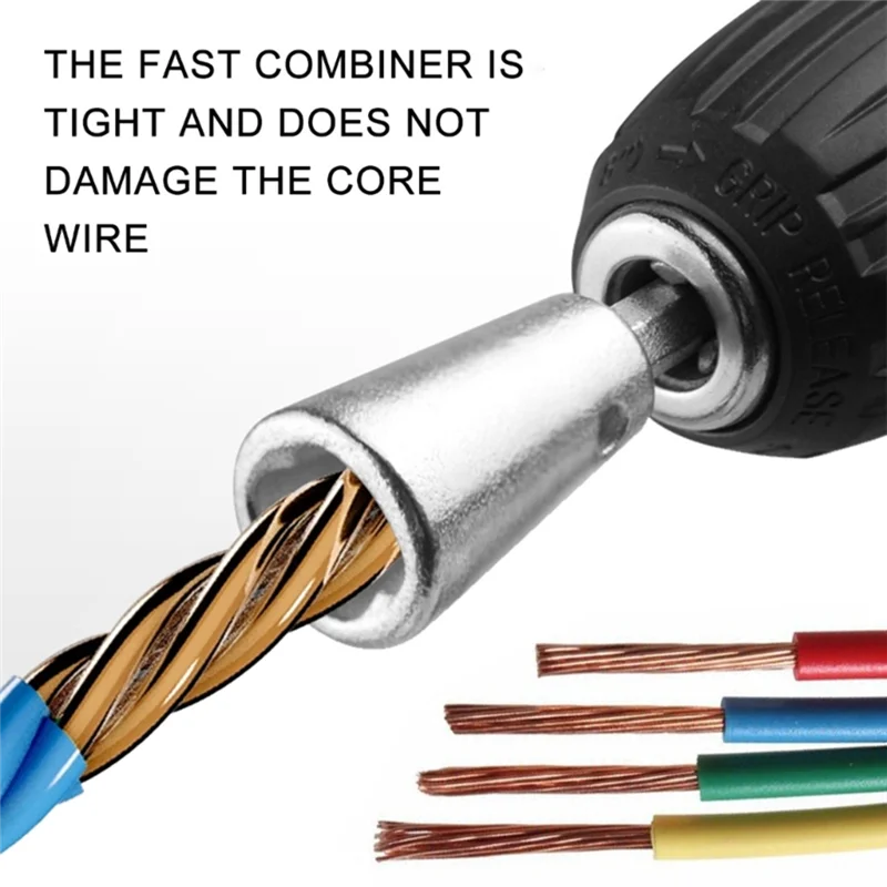 

GROCE-проволока для дрели, скручиватели проволоки, инструмент для зачистки и скручивания проволоки, регулируемый кабель, инструмент для электрика, провод