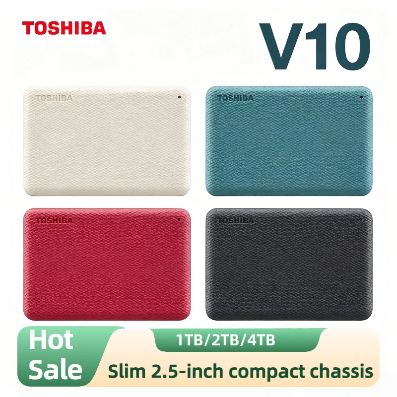 

Toshiba Canvio Advanced V10 USB 3.0 2.5 Inch 1TB 2TB 4TB Portable External Hard Drive for Laptop Computer Pro Unit