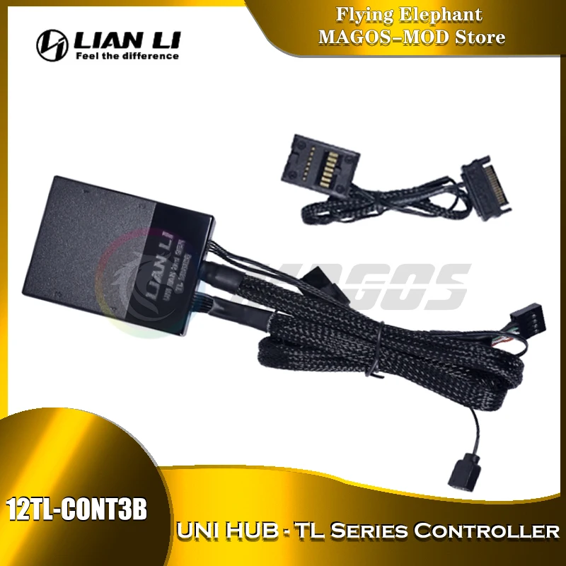 

Lian Li TL UNI Fan HUB Controller, Support TL 120 140 Or LCD Fans, 12TL-CONT3B