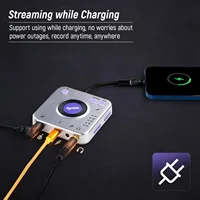 Synido Live Dock A10/A20 Adaptador de audio con USB-C Grabación de música Interfaz de audio portátil para iPhone Android Teléfonos PC computadora