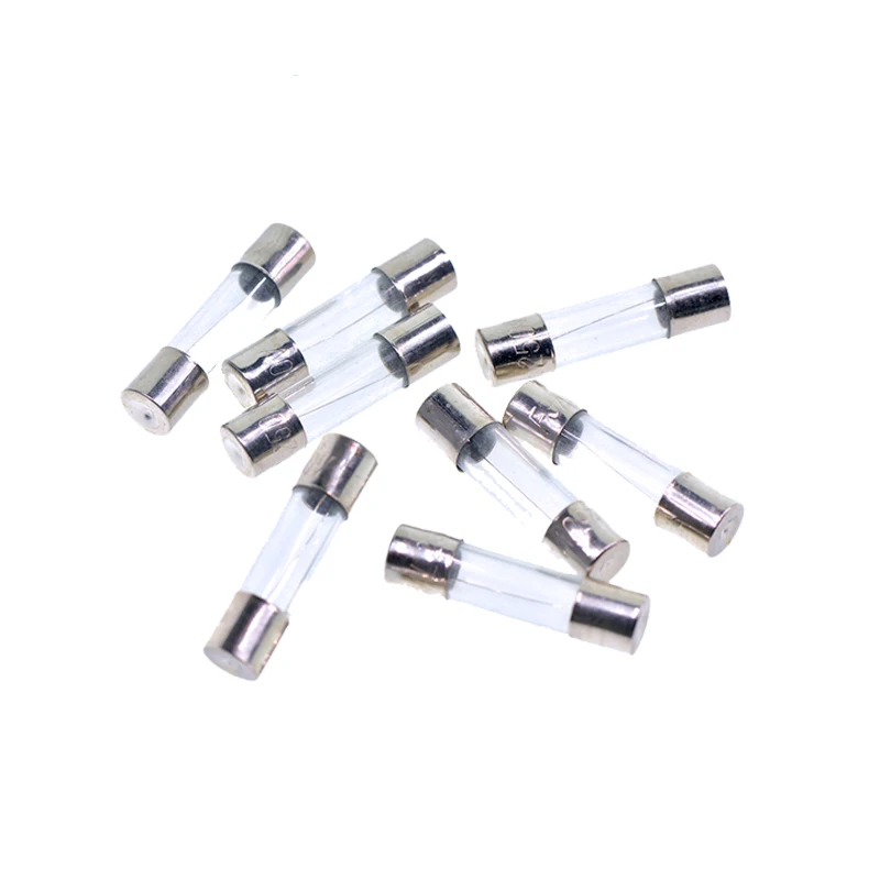 100pcs 6*30 250v 0.5a 1a 2a 3a 4a 5a 6a 7a 8a 10a 15a 20a 25a 30a Glass Fuse 6x30mm